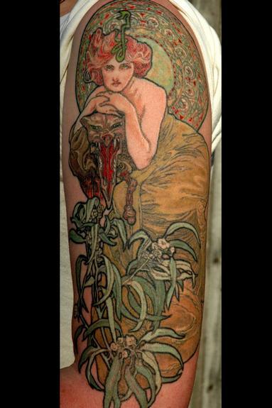 Thea Duskin - Mucha Emerald